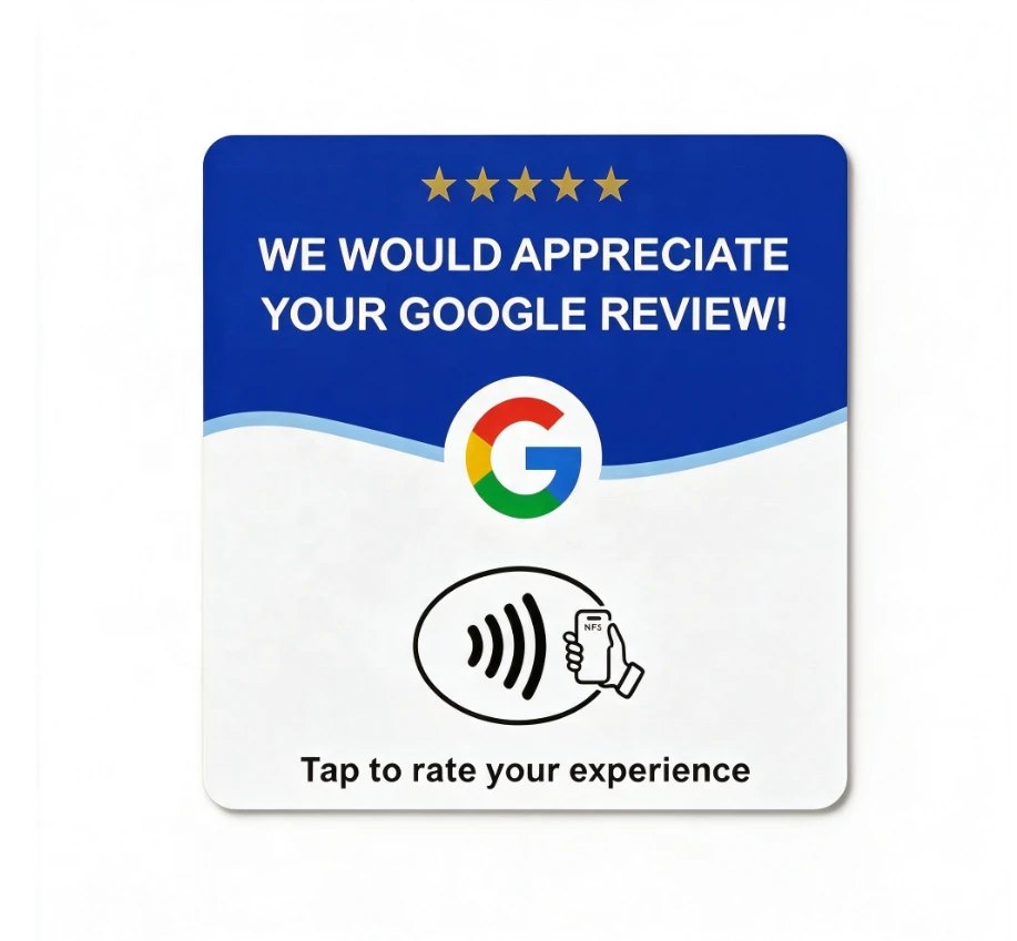 Targhetta per le recensioni Google
